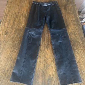 BCBGMaxAzria Black Leather Pants